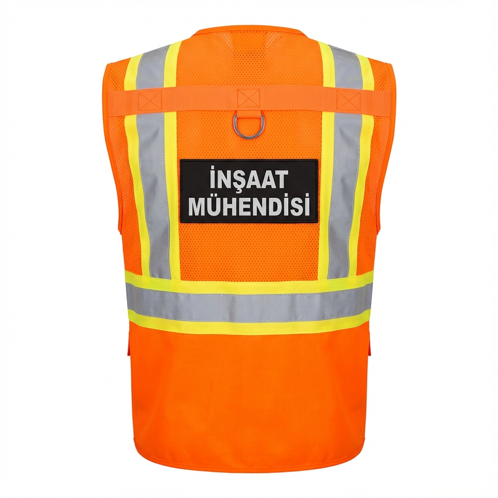 Mühendis Yeleği Arka