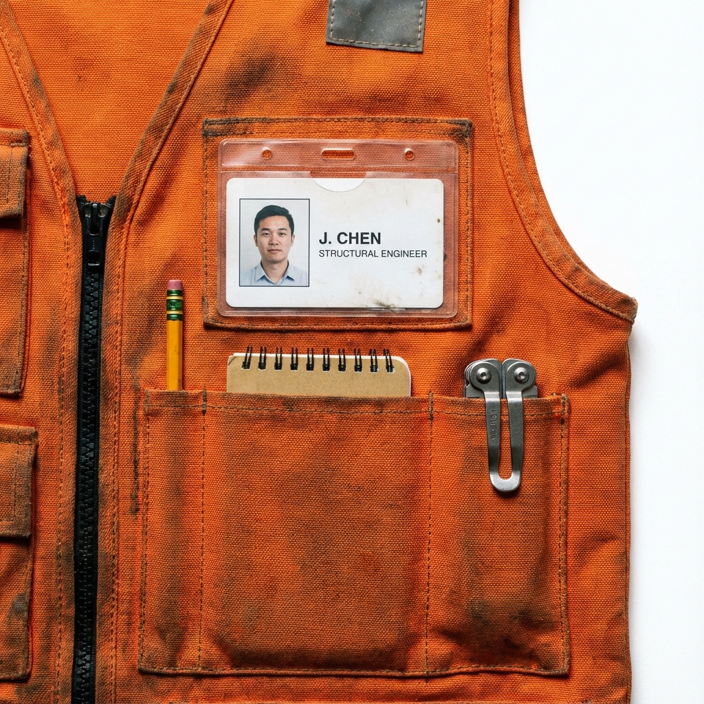 Mühendis Yeleği Detay